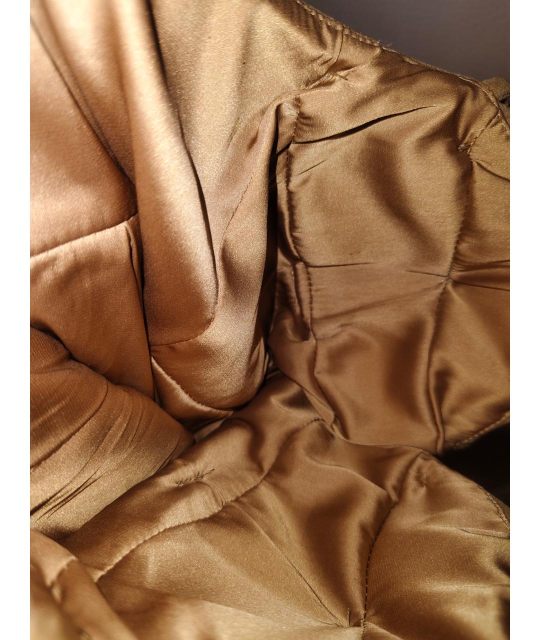 BALMAIN Коричневое замшевое коктейльное платье, фото 6