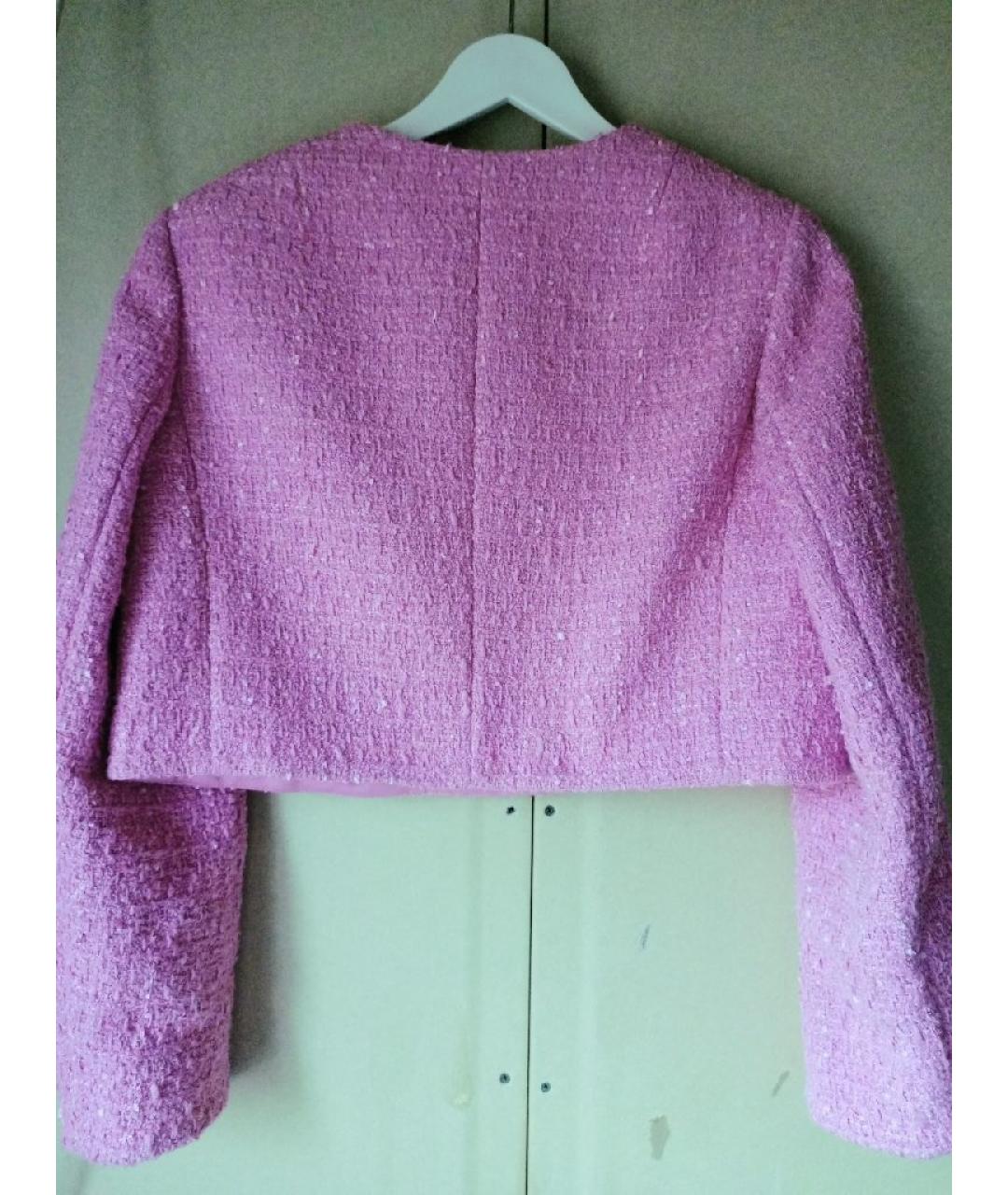 12 STOREEZ Розовый шерстяной жакет/пиджак, фото 2