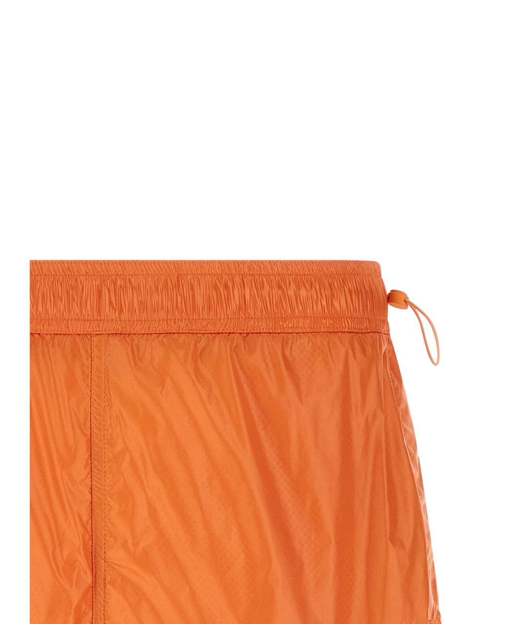 LAMINAR Оранжевое полиамидовые шорты, фото 3