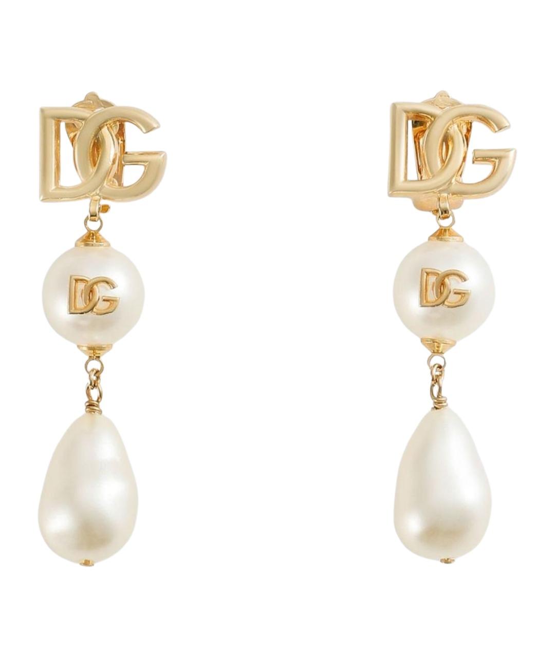 DOLCE&GABBANA Золотые серьги, фото 1