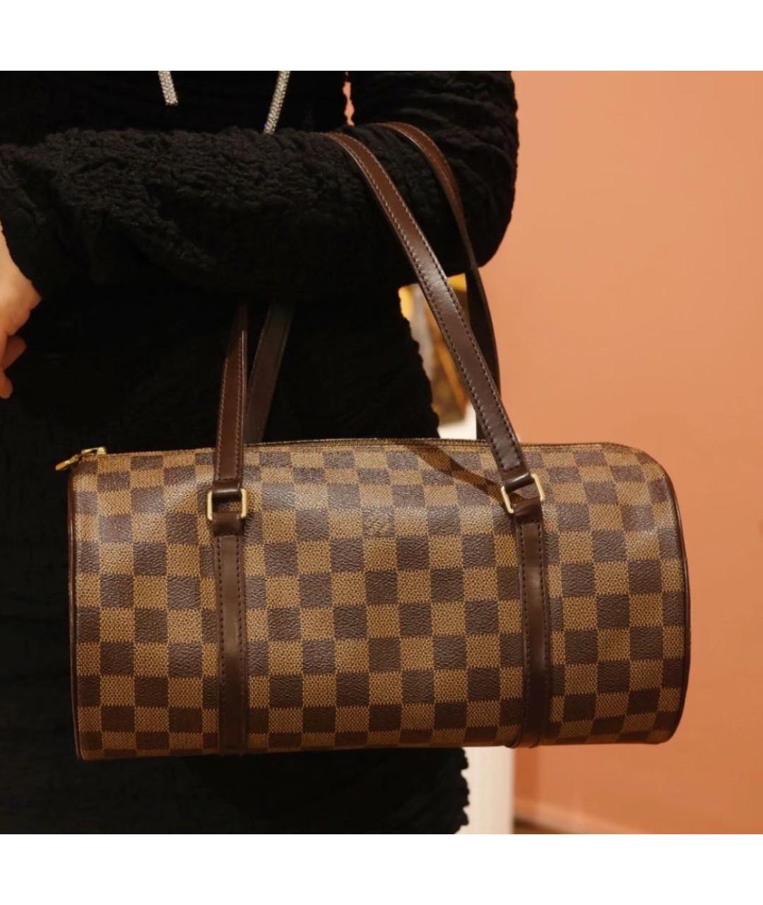 LOUIS VUITTON Коричневая сумка через плечо, фото 2