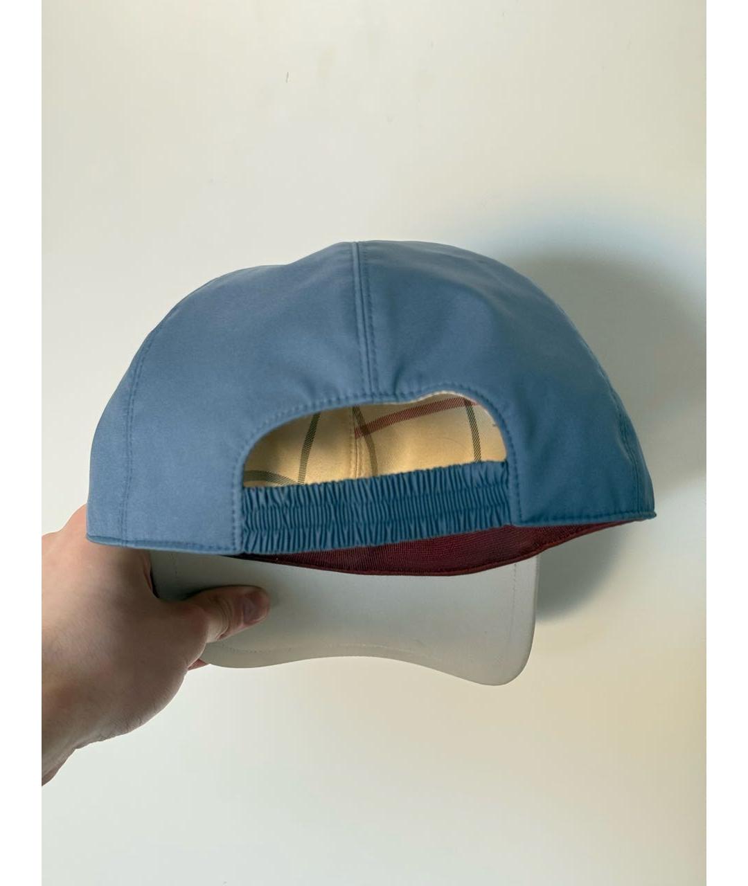 LORO PIANA Голубая кепка/бейсболка, фото 2
