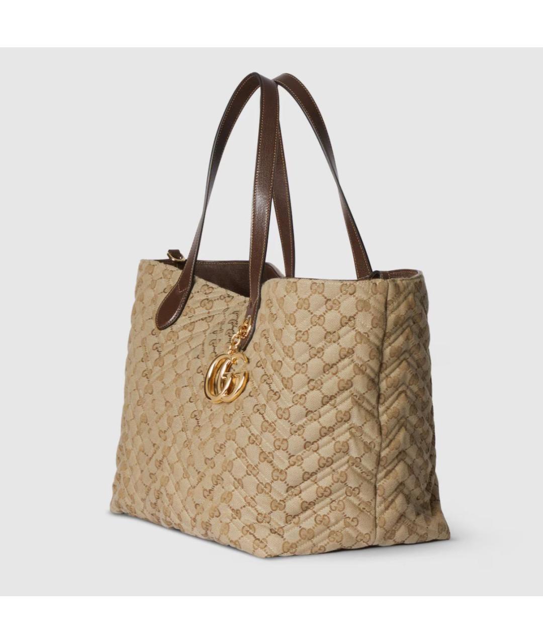 GUCCI Бежевая сумка тоут, фото 2