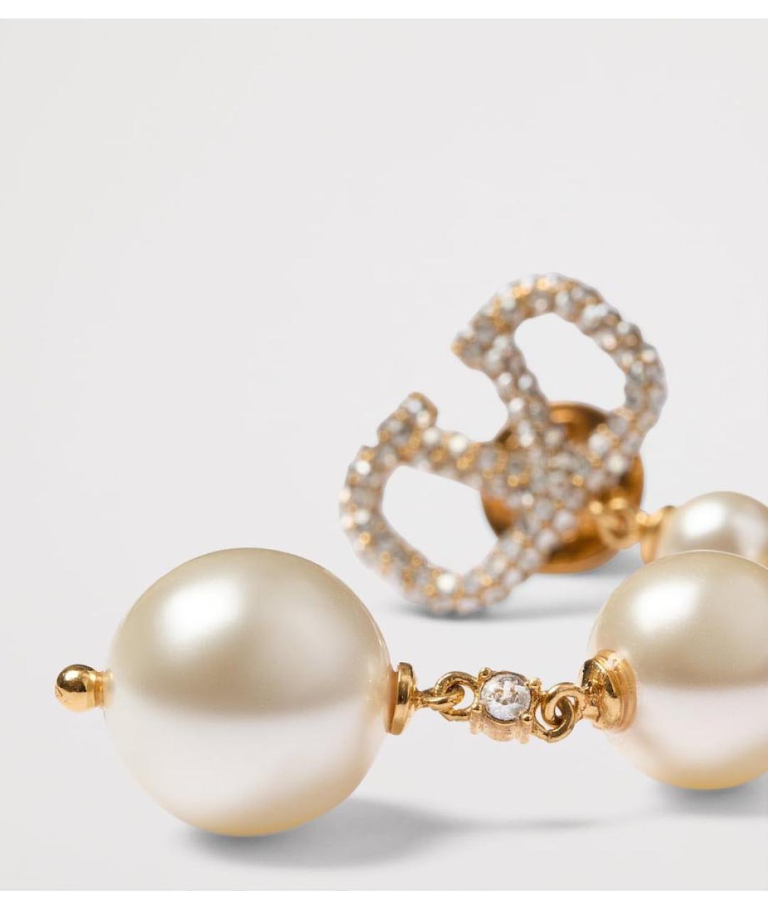 VALENTINO Белые серьги, фото 4