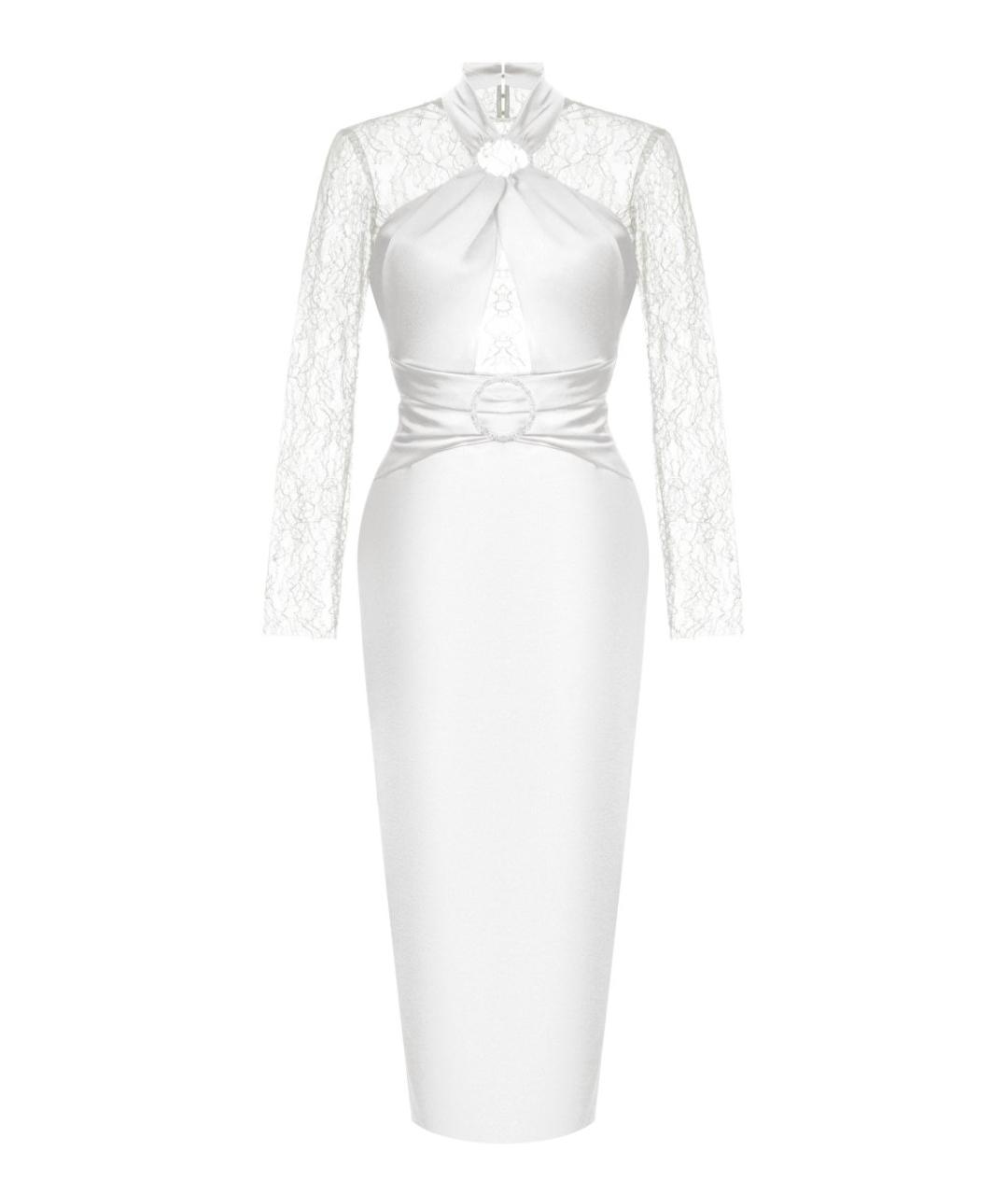 RASARIO Белое полиэстеровое вечернее платье, фото 1