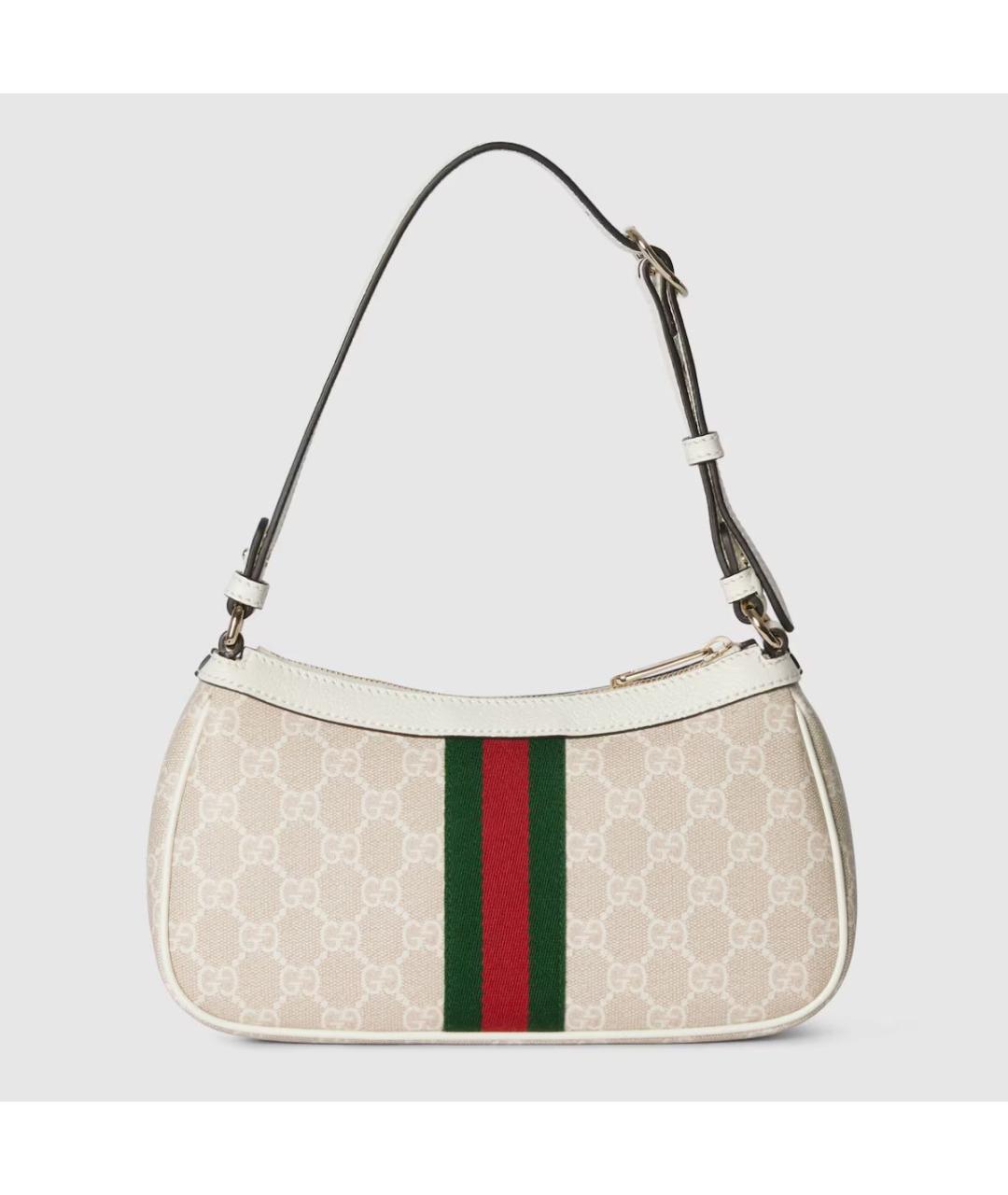 GUCCI Бежевая сумка с короткими ручками, фото 6