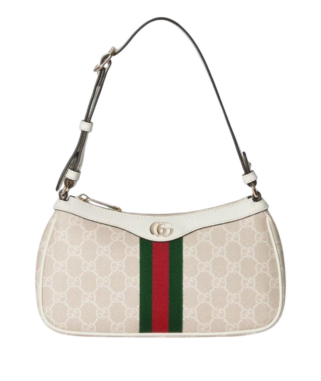 GUCCI Бежевая сумка с короткими ручками, фото 1