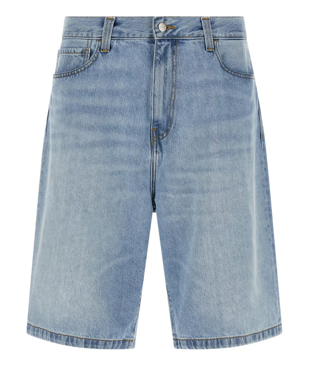 CARHARTT WIP Голубые хлопковые шорты, фото 1