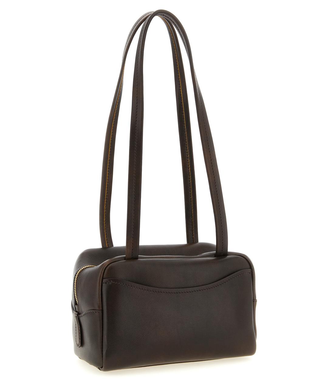 PRADA Коричневая кожаная сумка через плечо, фото 2