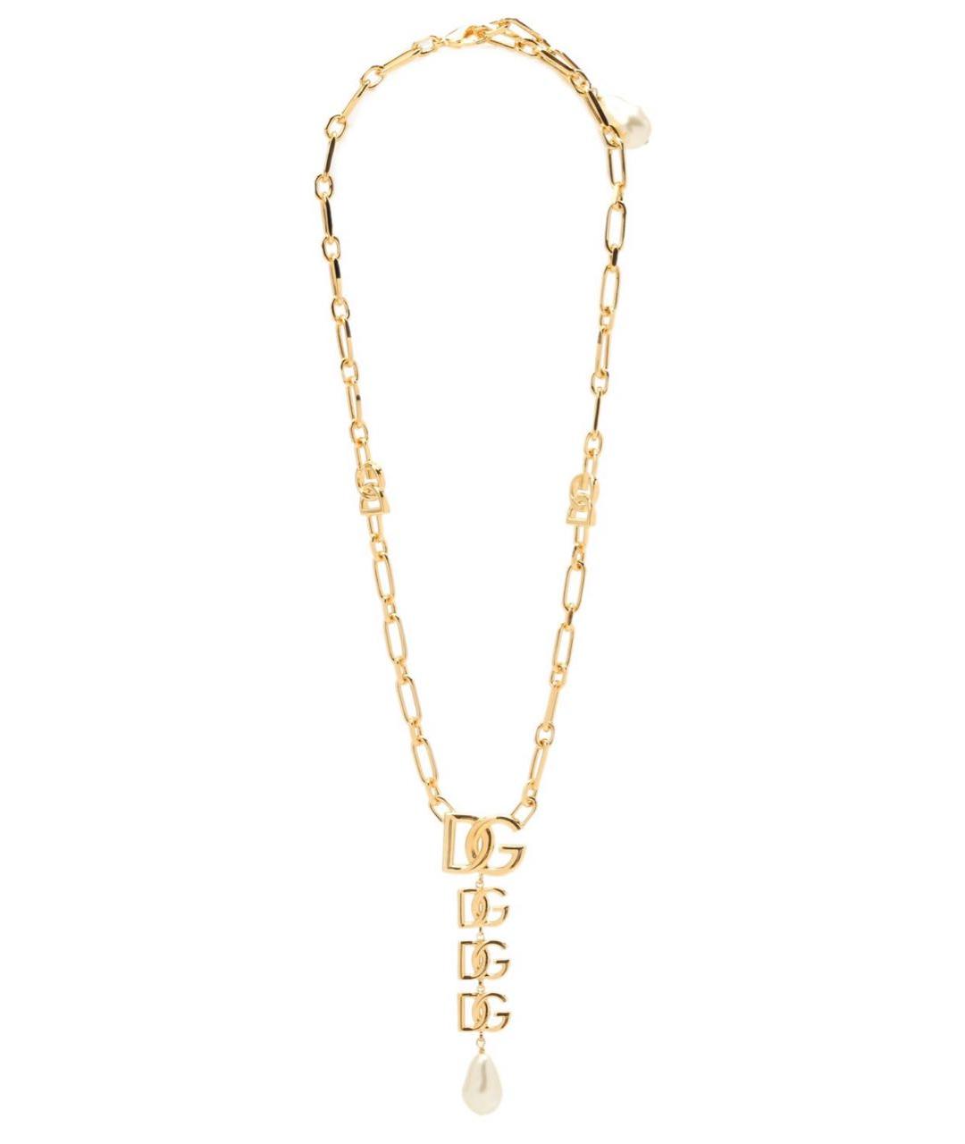 DOLCE&GABBANA Золотое колье, фото 1