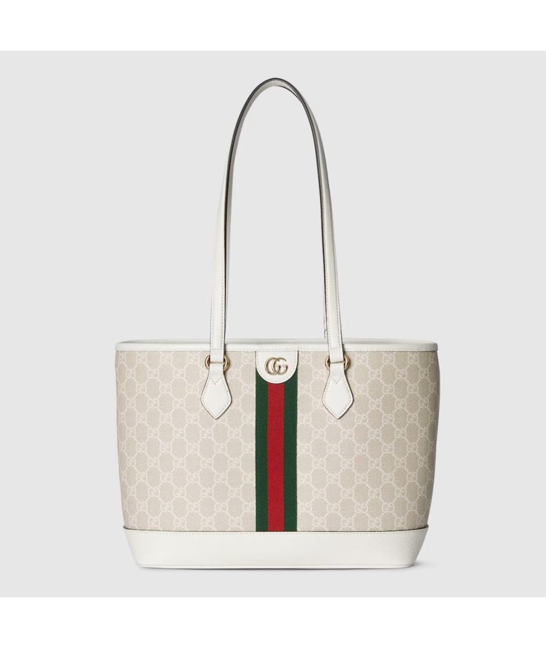 GUCCI Бежевая сумка с короткими ручками, фото 7