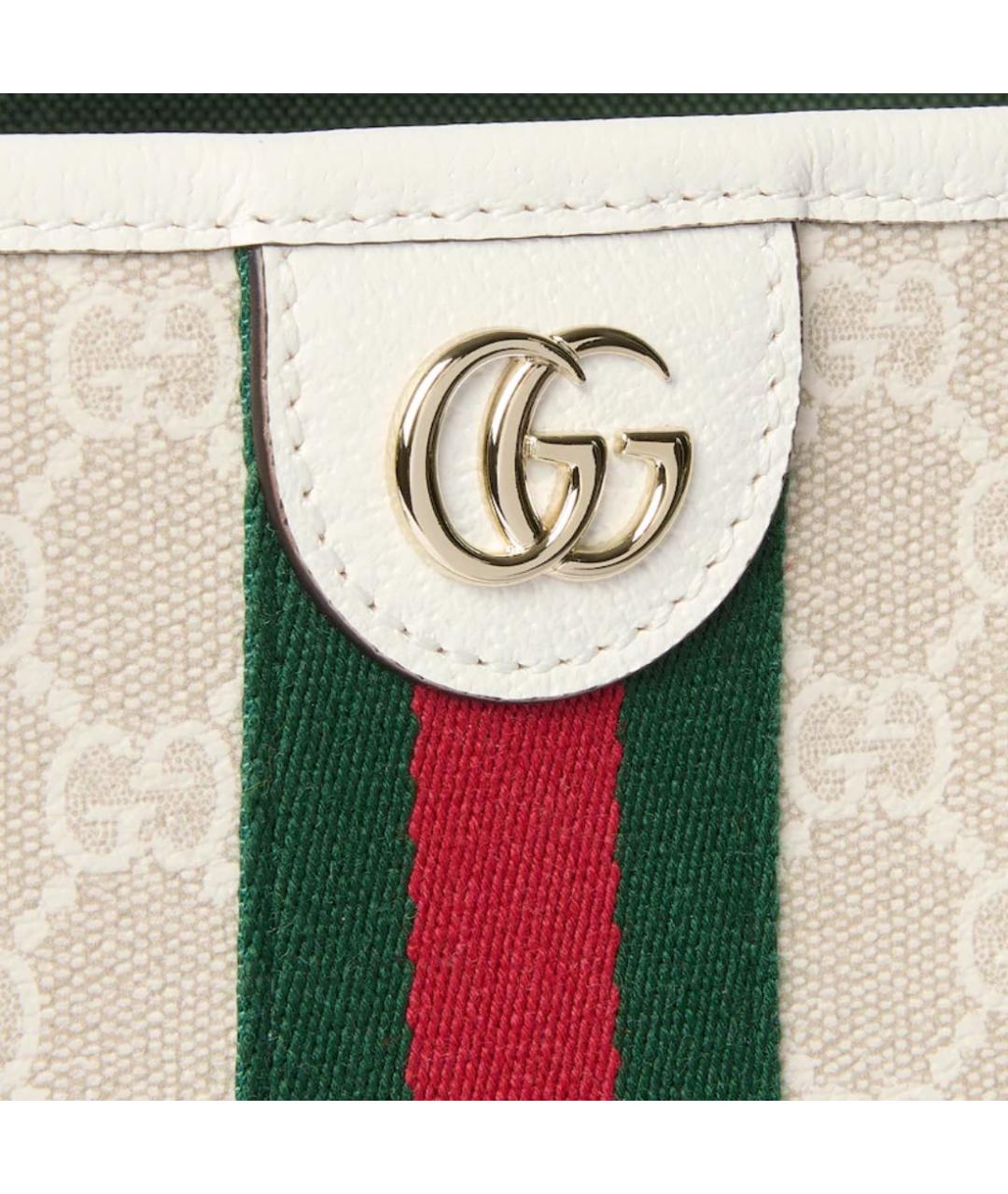 GUCCI Бежевая сумка с короткими ручками, фото 4