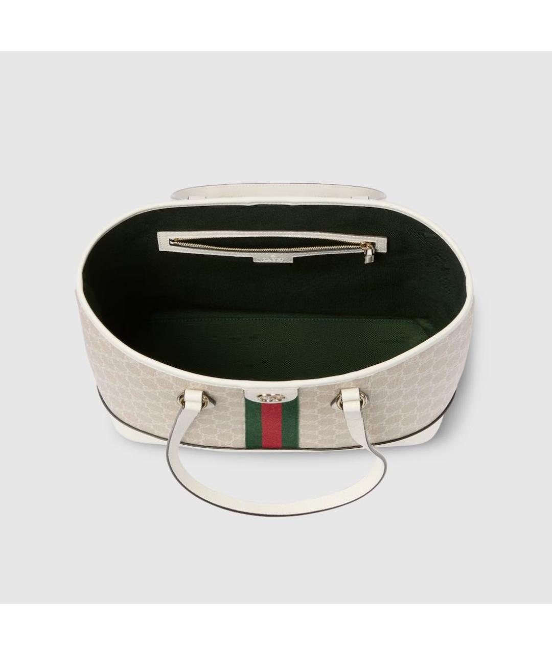 GUCCI Бежевая сумка с короткими ручками, фото 6