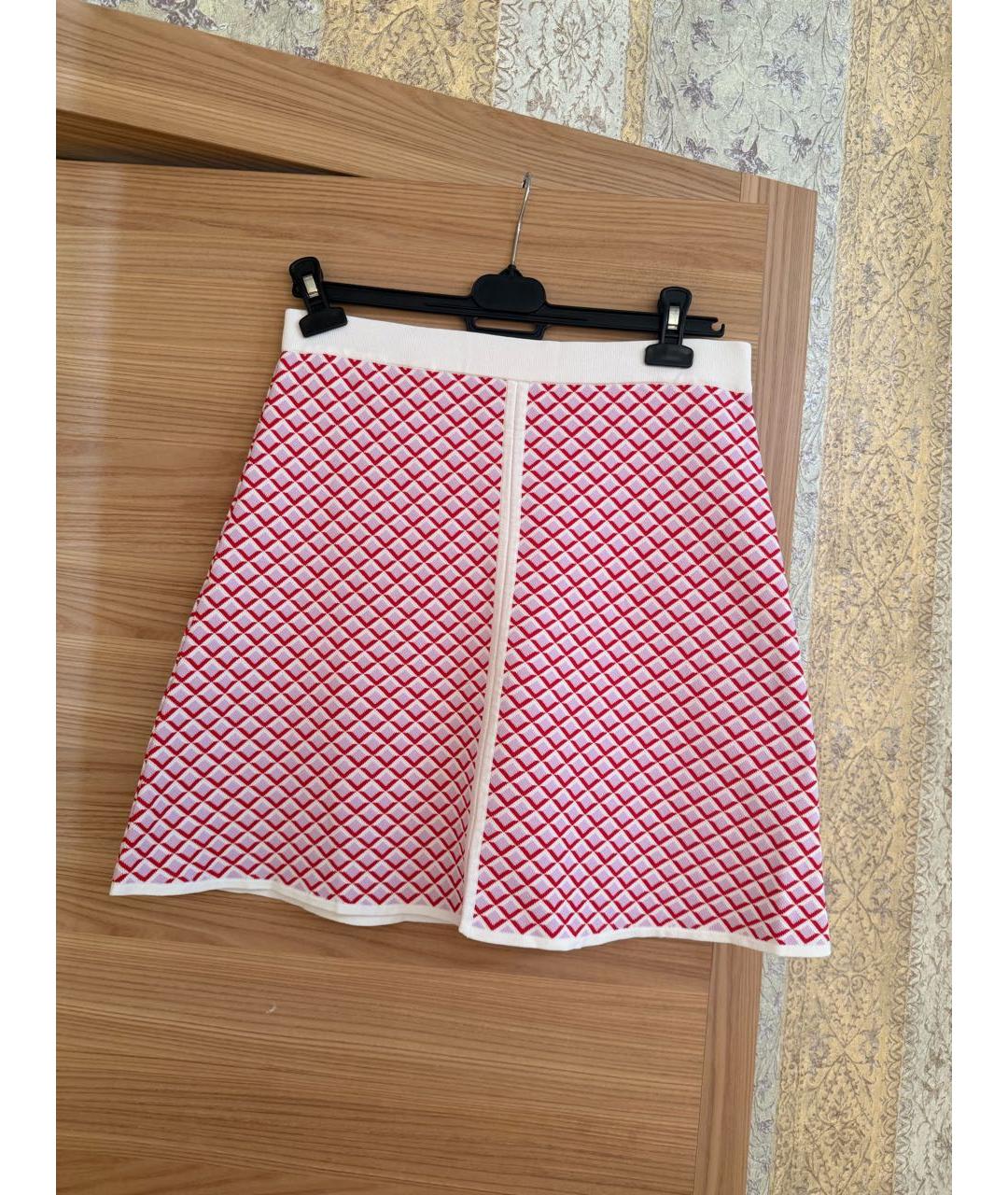 SANDRO Мульти вискозная юбка мини, фото 6