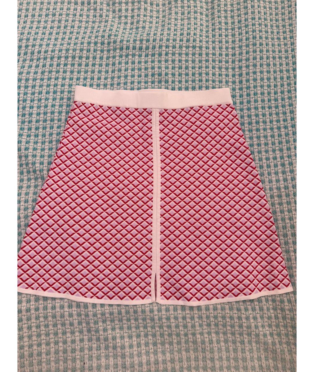 SANDRO Мульти вискозная юбка мини, фото 2