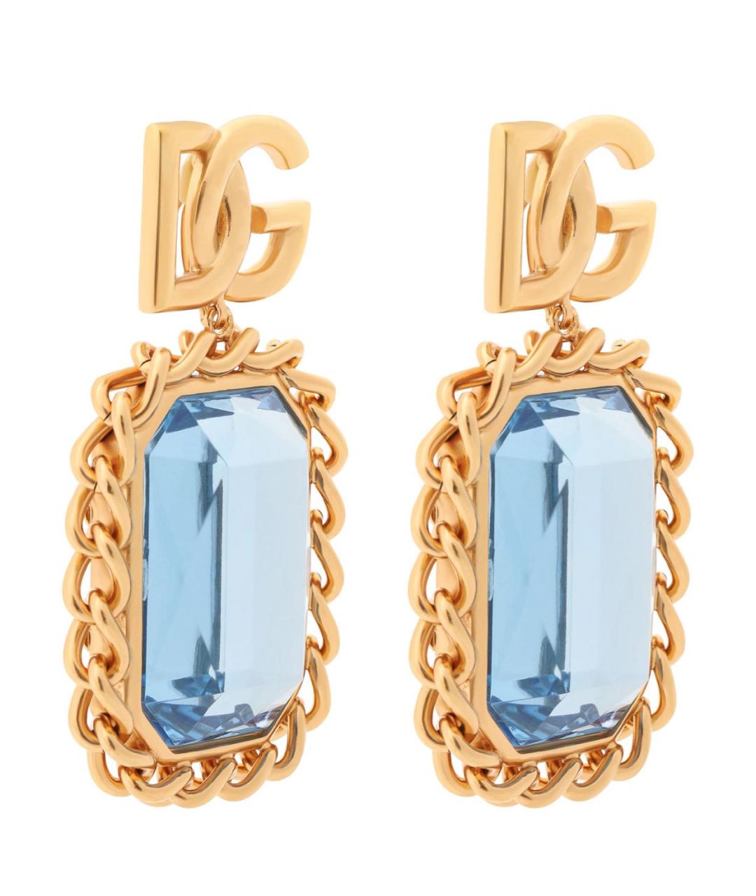 DOLCE&GABBANA Голубые серьги, фото 3