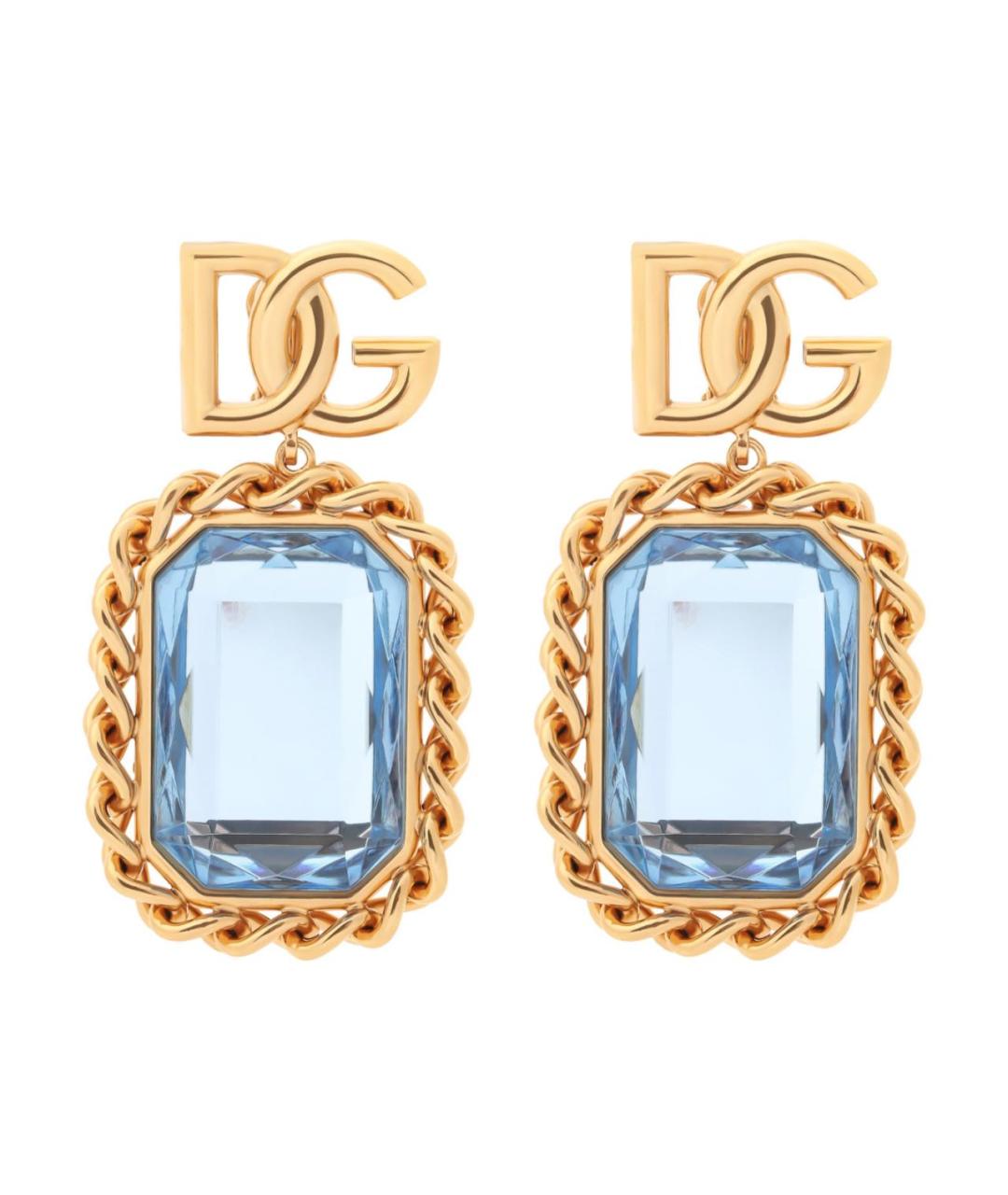 DOLCE&GABBANA Голубые серьги, фото 1