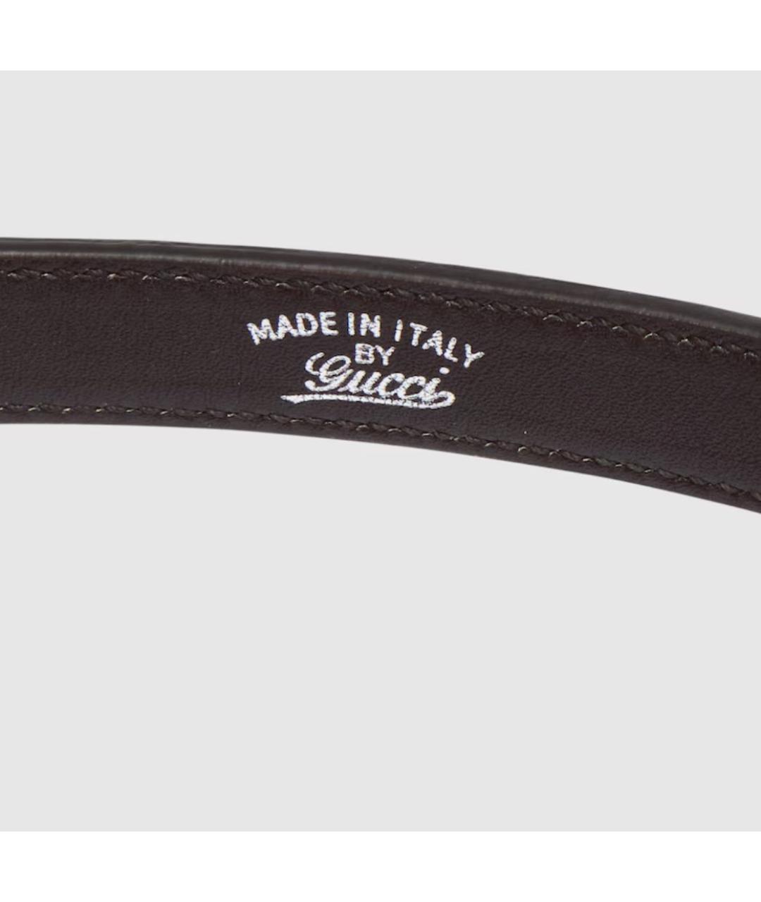 GUCCI Коричневая сумка с короткими ручками, фото 5