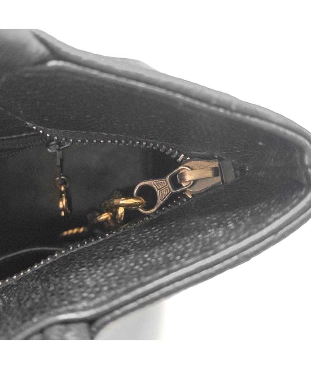 CHANEL Черная кожаная сумка тоут, фото 3