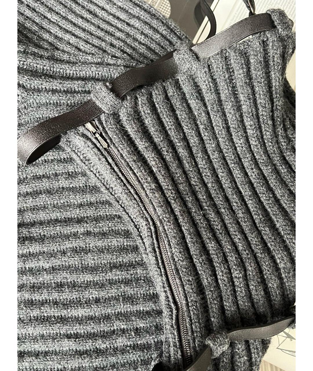 HERMES Антрацитовый кашемировый джемпер / свитер, фото 7