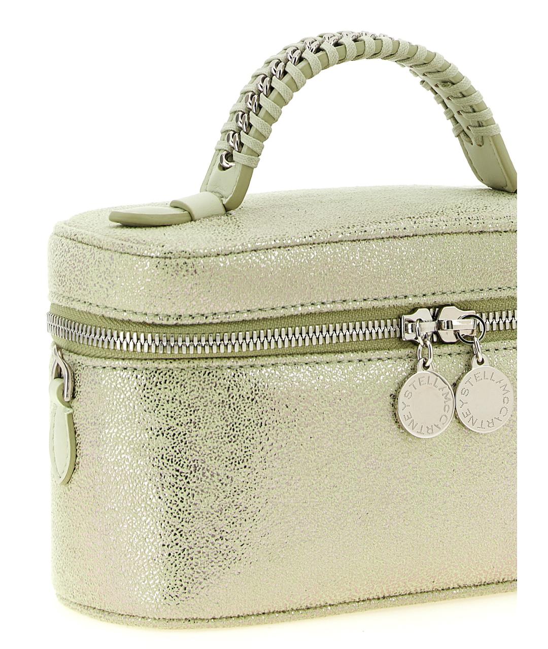 STELLA MCCARTNEY Зеленая сумка через плечо из искусственной кожи, фото 3