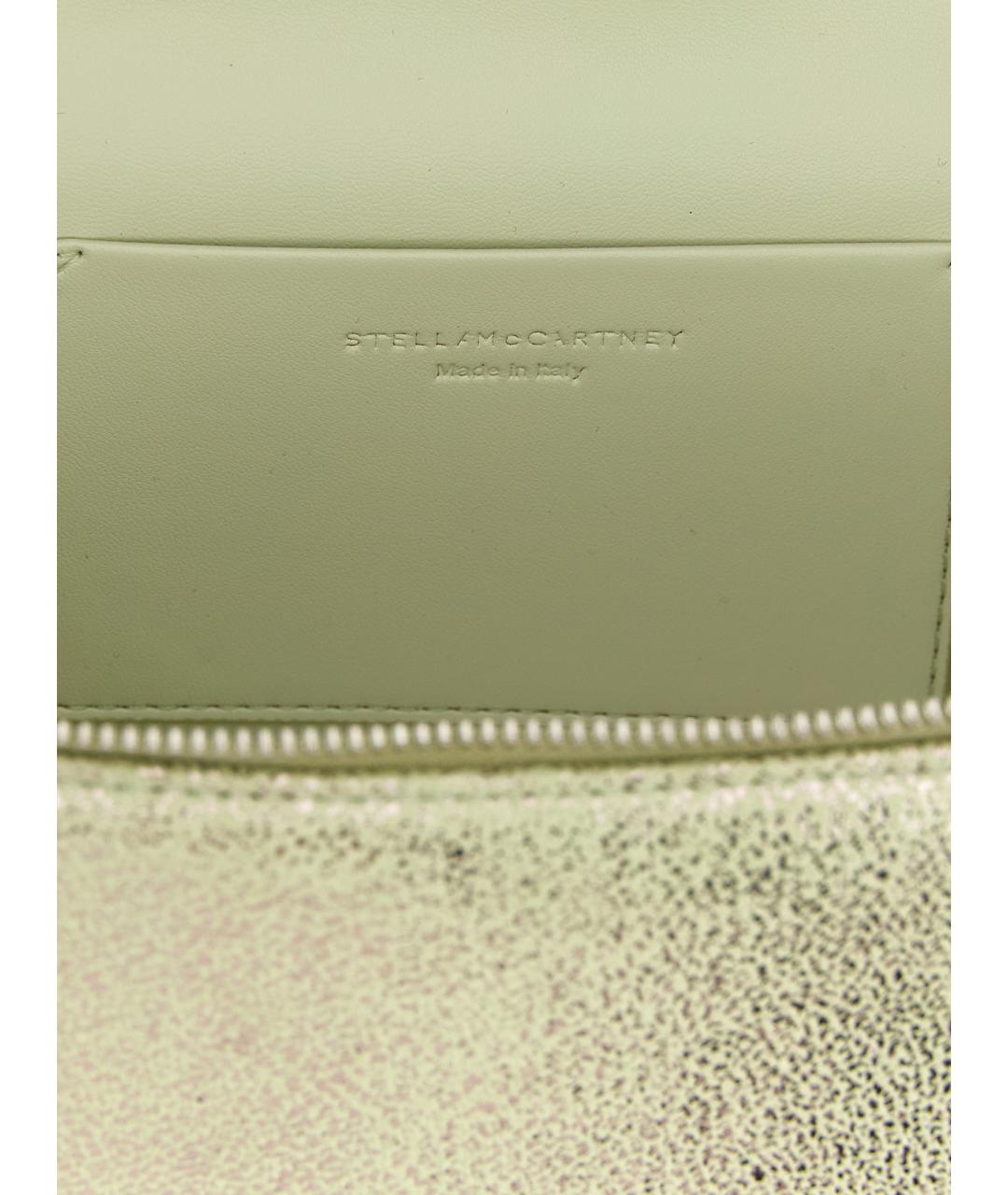 STELLA MCCARTNEY Зеленая сумка через плечо из искусственной кожи, фото 4