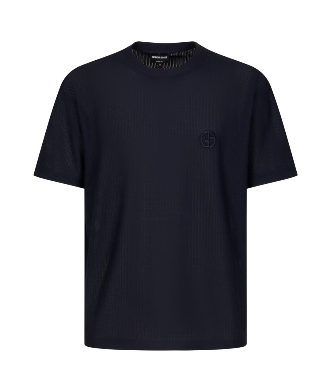 GIORGIO ARMANI Черная футболка, фото 1