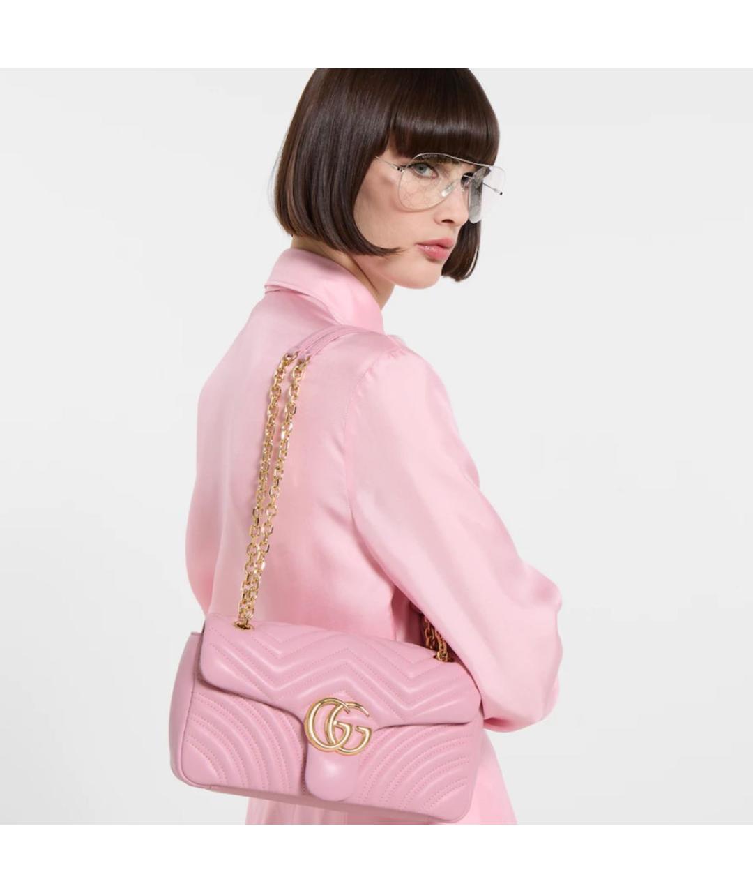 GUCCI Розовая сумка через плечо, фото 3