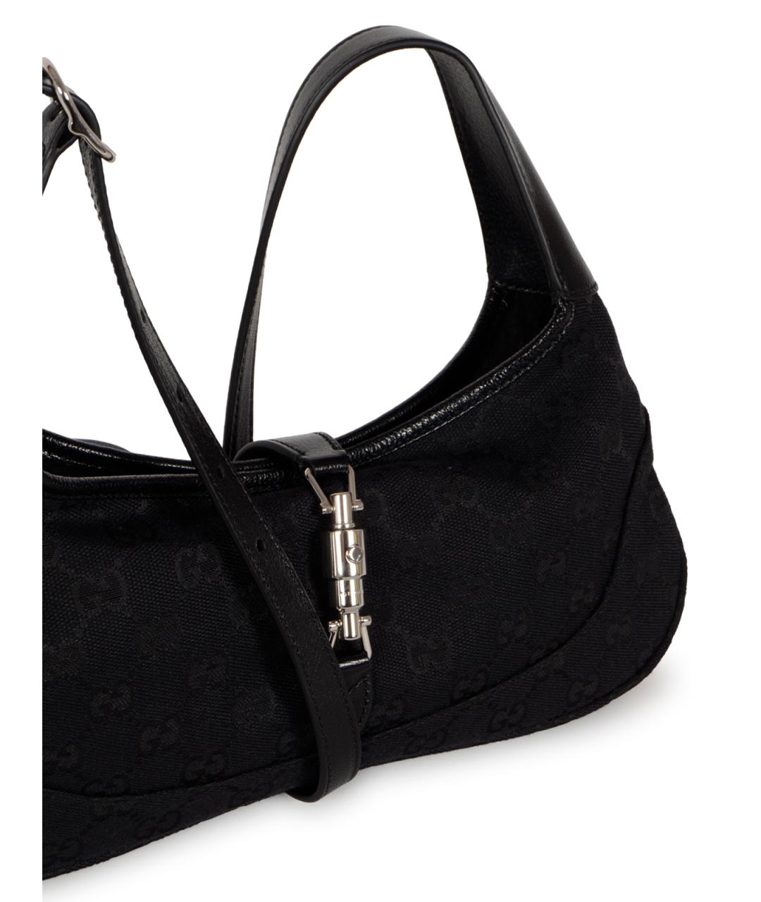 GUCCI Черная синтетическая сумка через плечо, фото 4