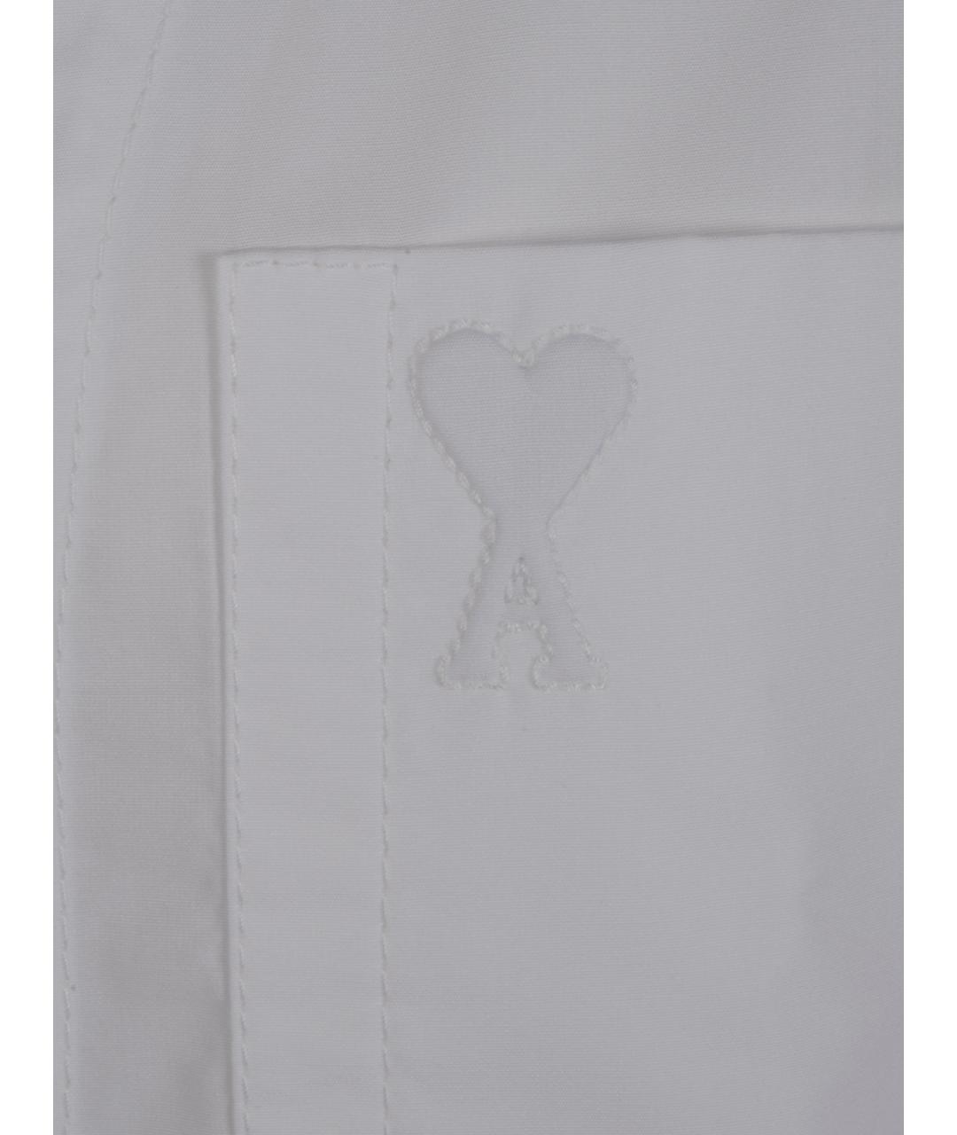 Ami Paris Белая хлопковая рубашка, фото 3