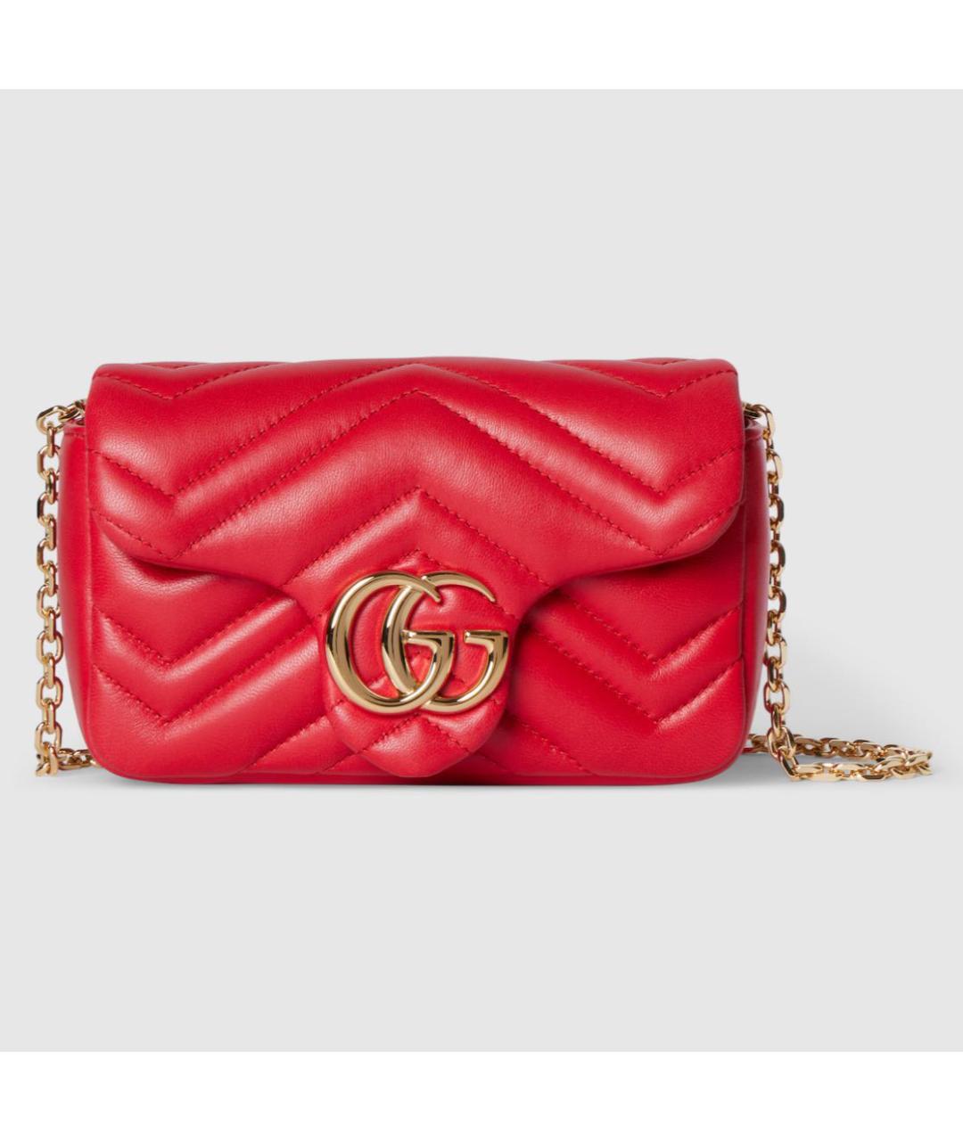 GUCCI Красная сумка через плечо, фото 6