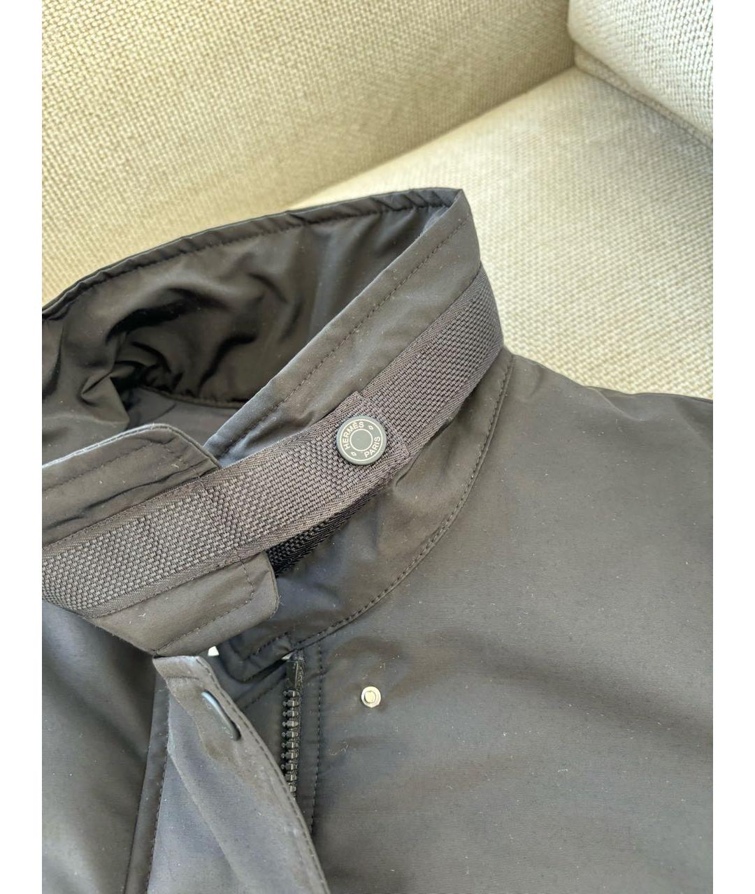 HERMES Черная куртка, фото 4