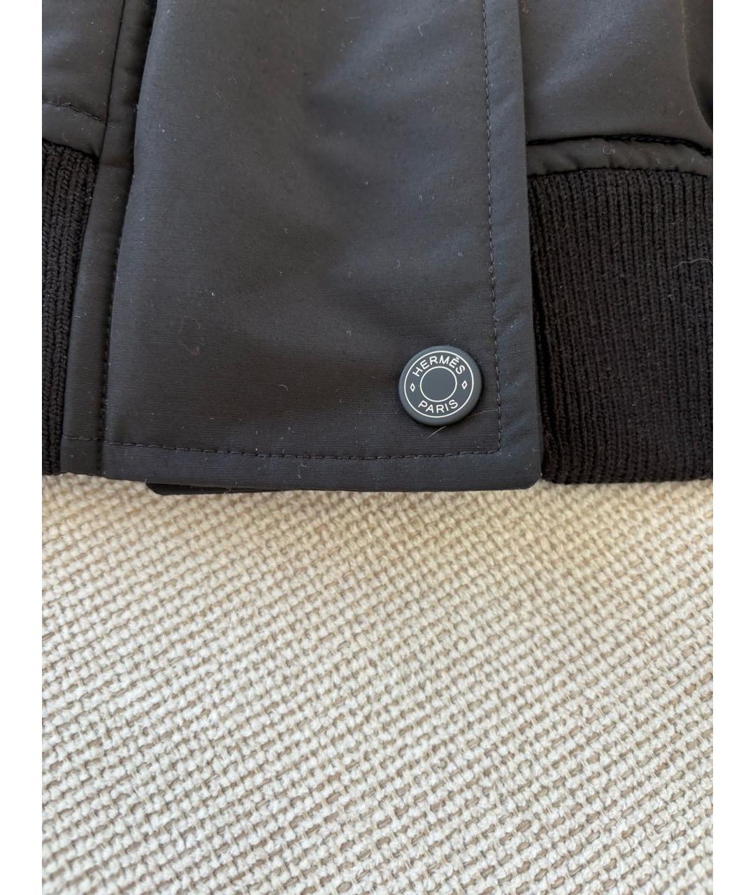 HERMES Черная куртка, фото 5