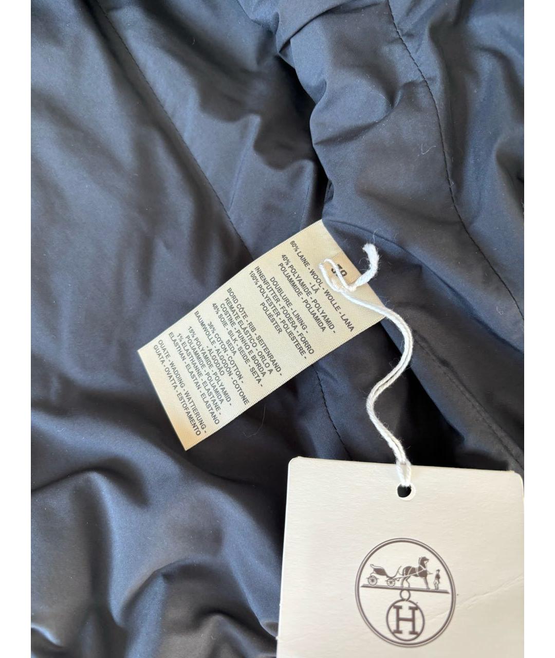 HERMES Черная куртка, фото 3