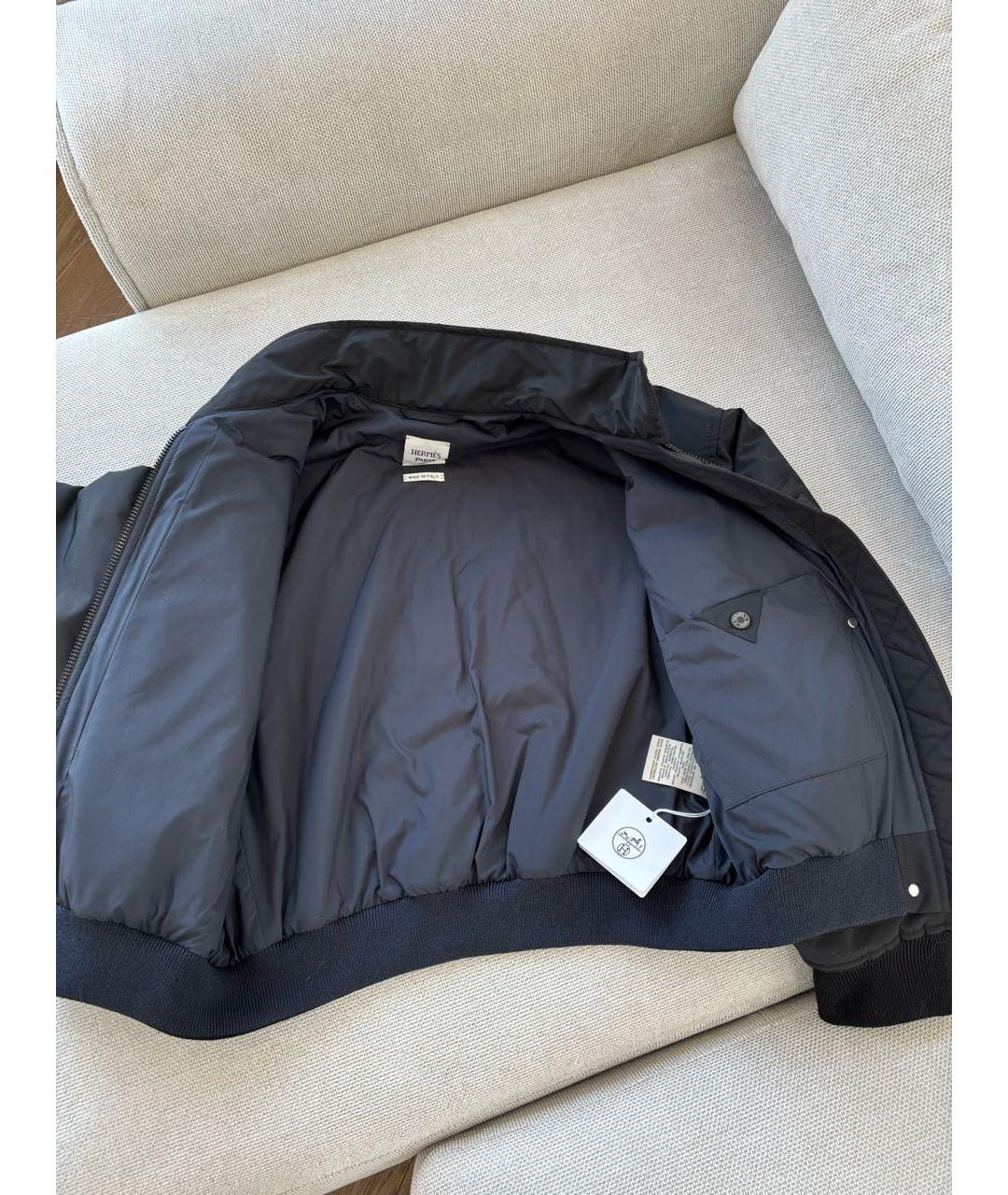 HERMES Черная куртка, фото 2