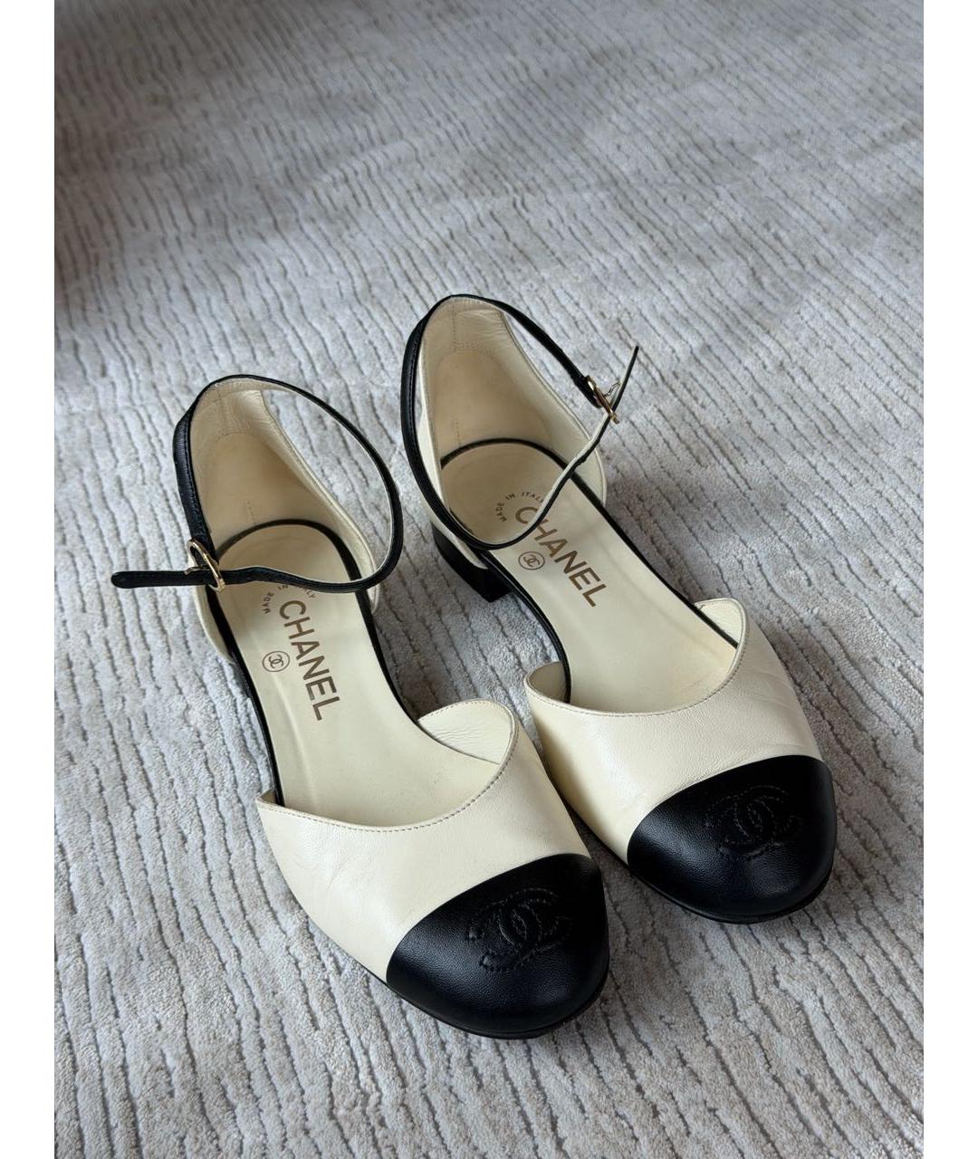 CHANEL Кожаные балетки, фото 2