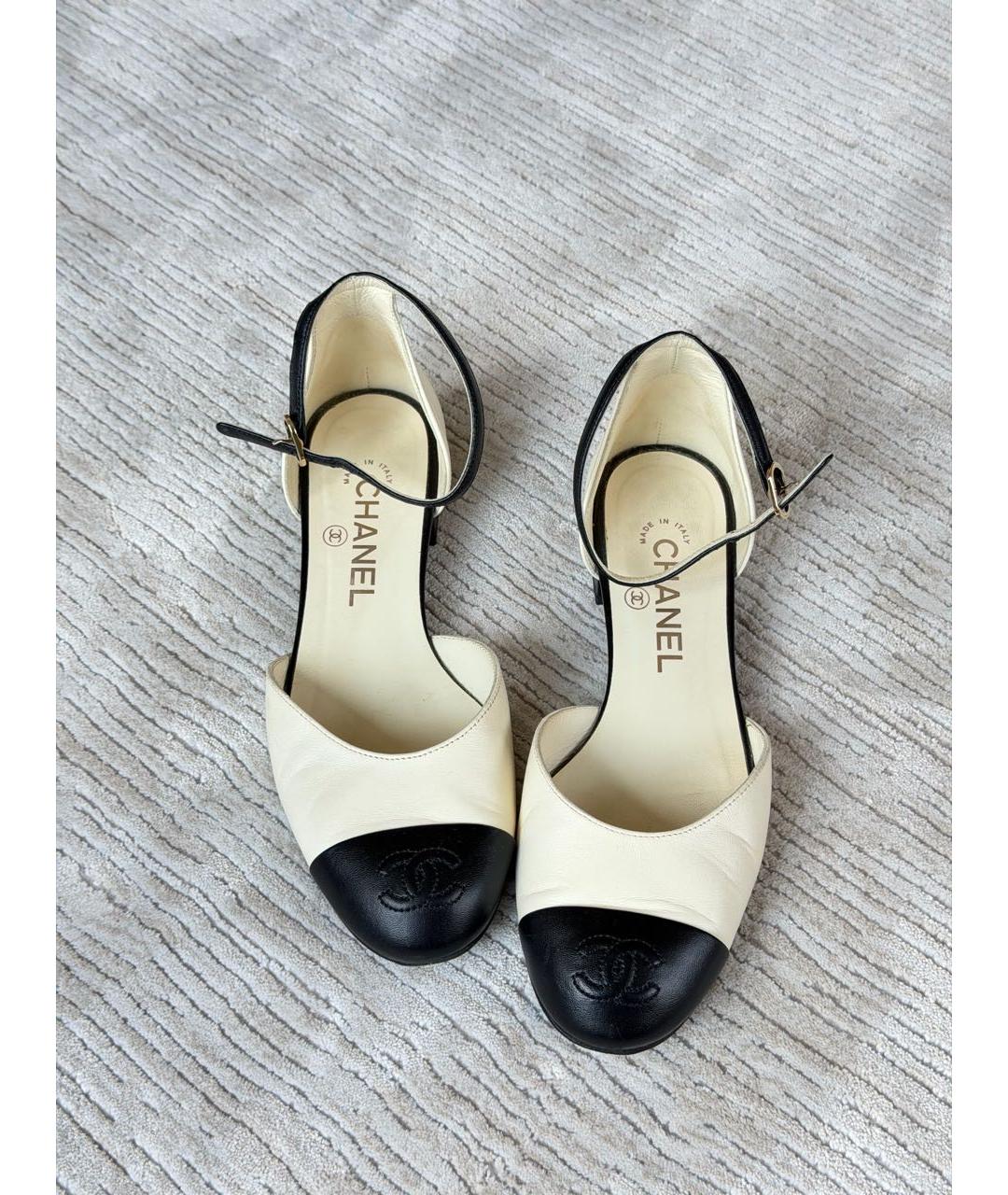 CHANEL Кожаные балетки, фото 5