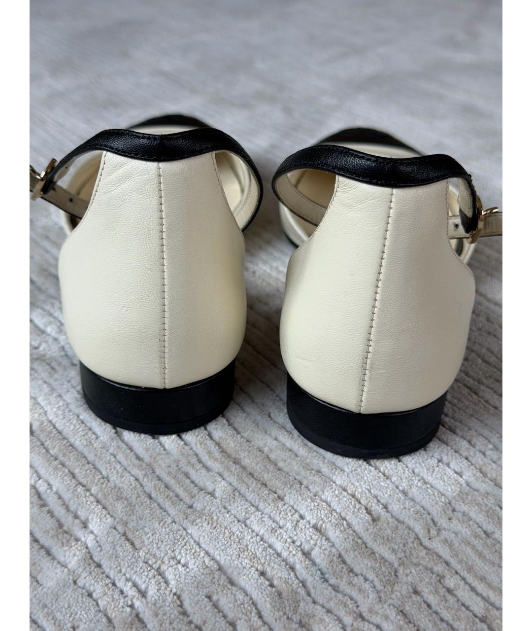 CHANEL Кожаные балетки, фото 4