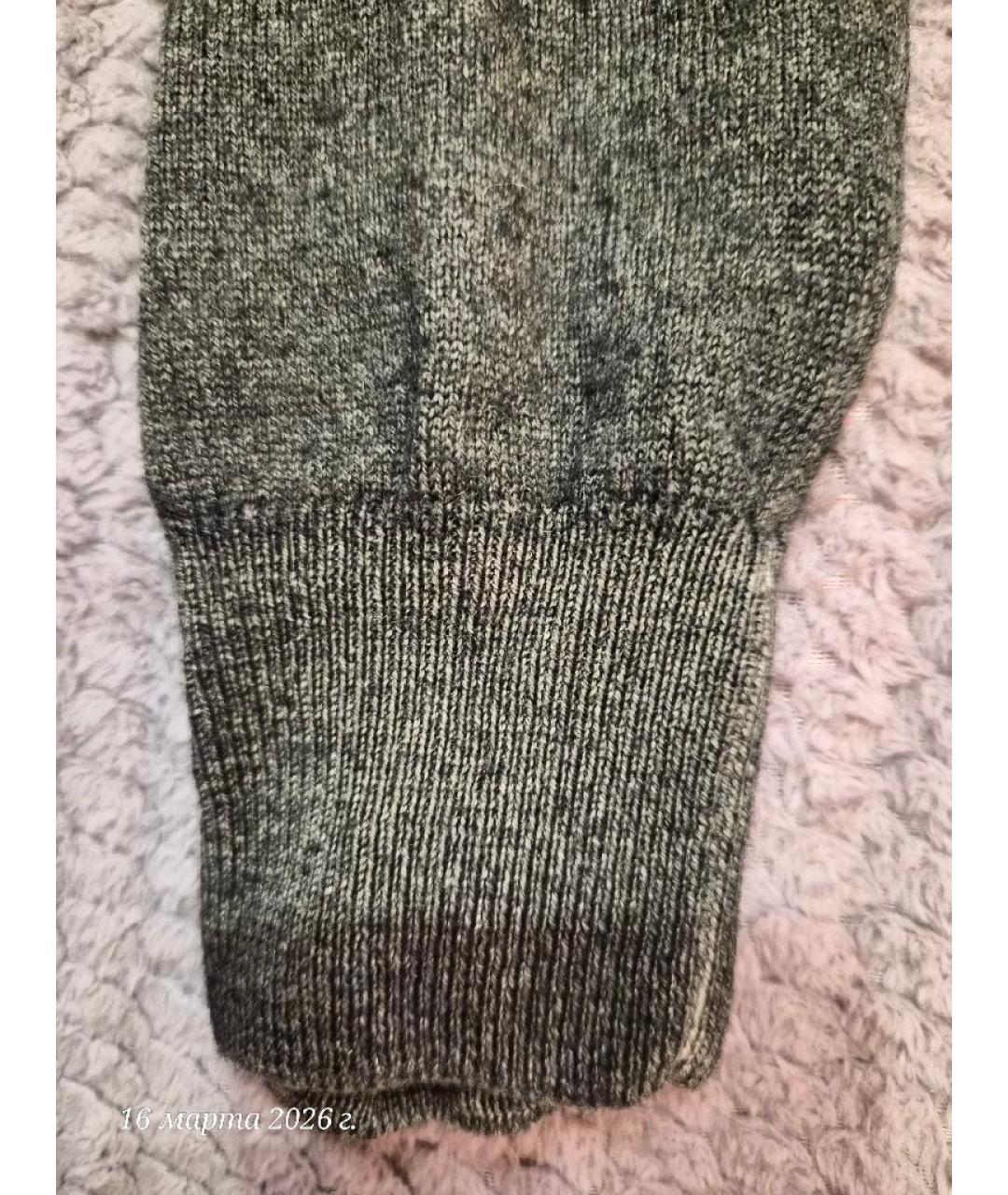 ETRO Хаки кашемировый джемпер / свитер, фото 4