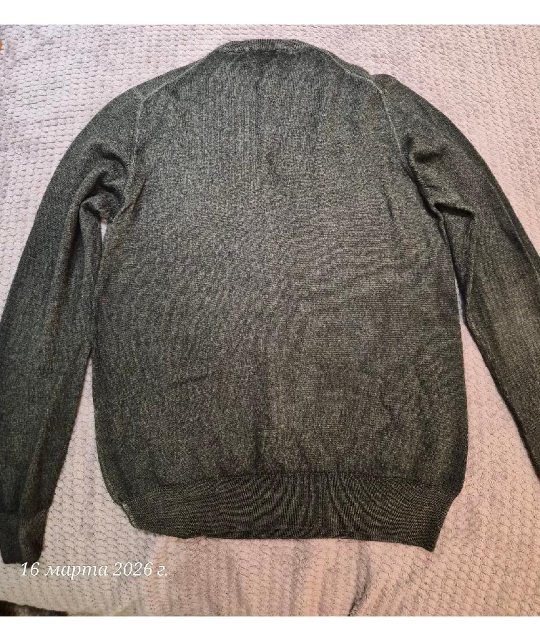 ETRO Хаки кашемировый джемпер / свитер, фото 2