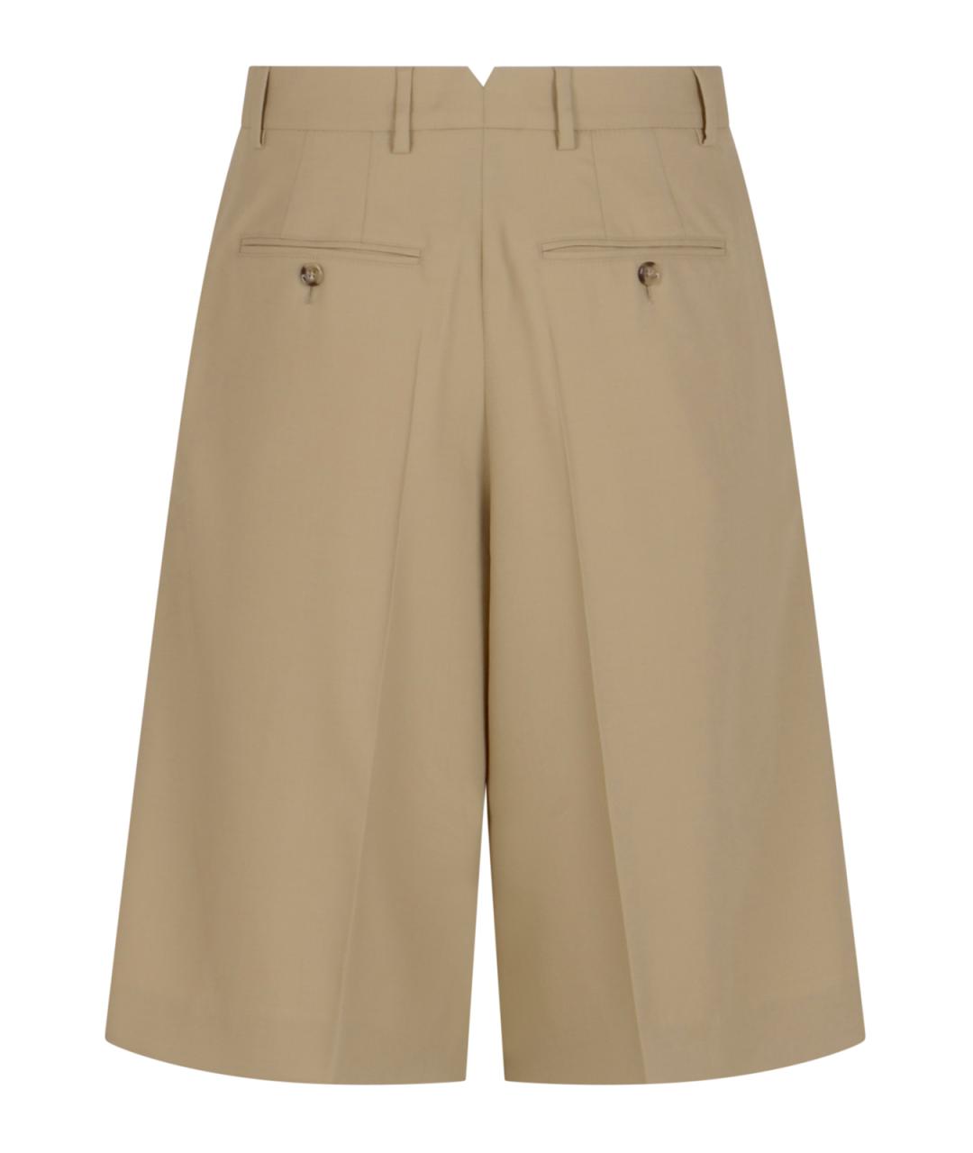 Ami Paris Бежевые шерстяные шорты, фото 2