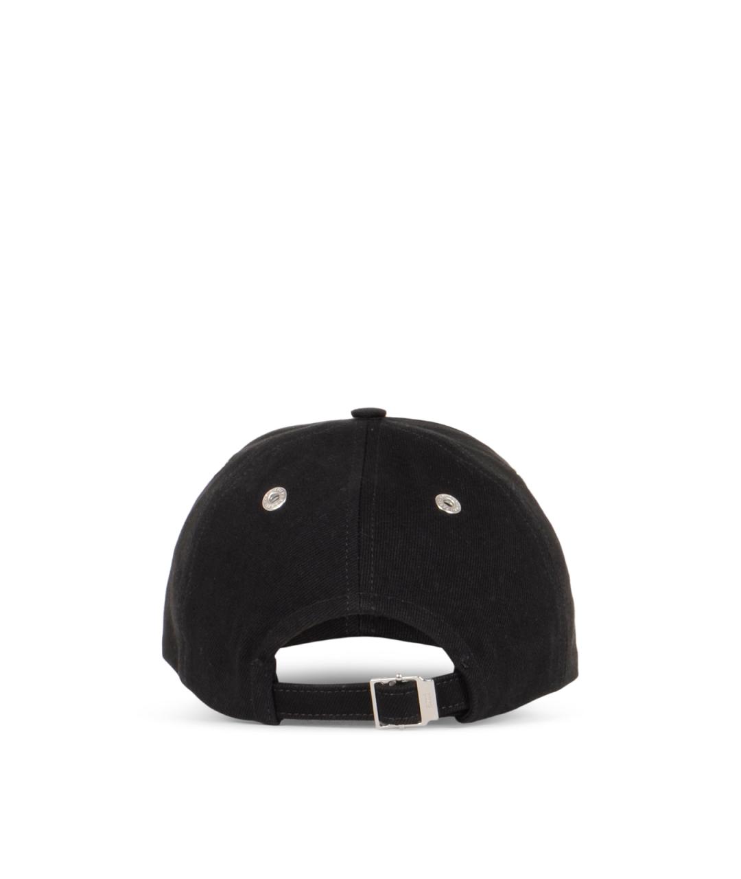 Ami Paris Черная хлопковая кепка/бейсболка, фото 3