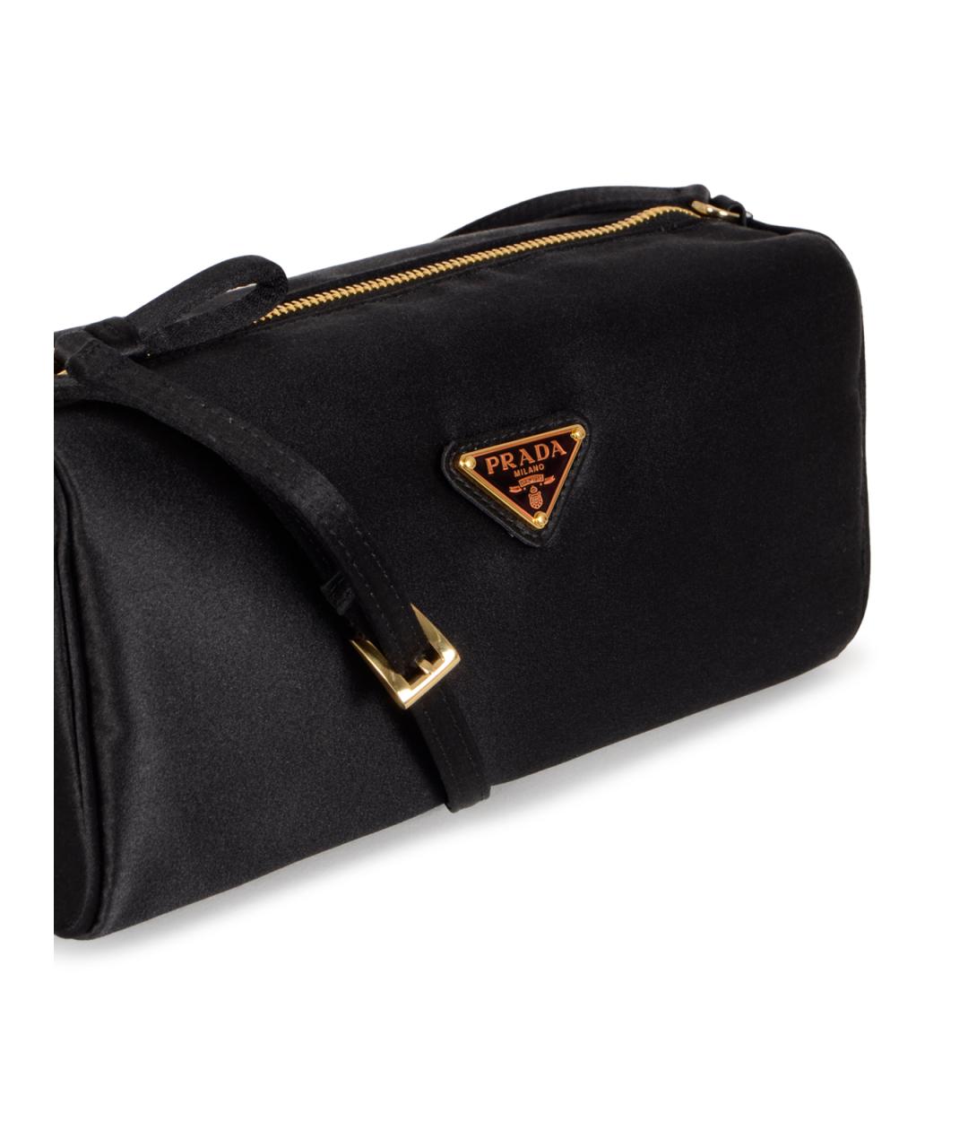 PRADA Черная тканевая сумка через плечо, фото 4