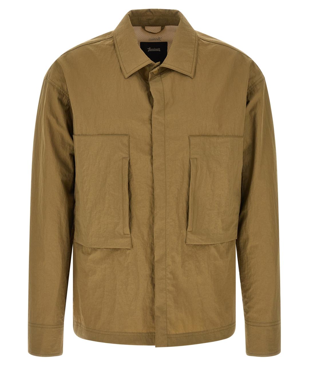 LAMINAR Зеленая полиамидовая куртка, фото 1