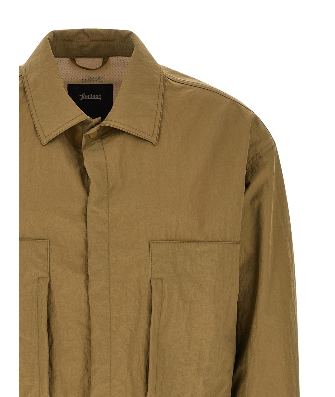 LAMINAR Зеленая полиамидовая куртка, фото 3