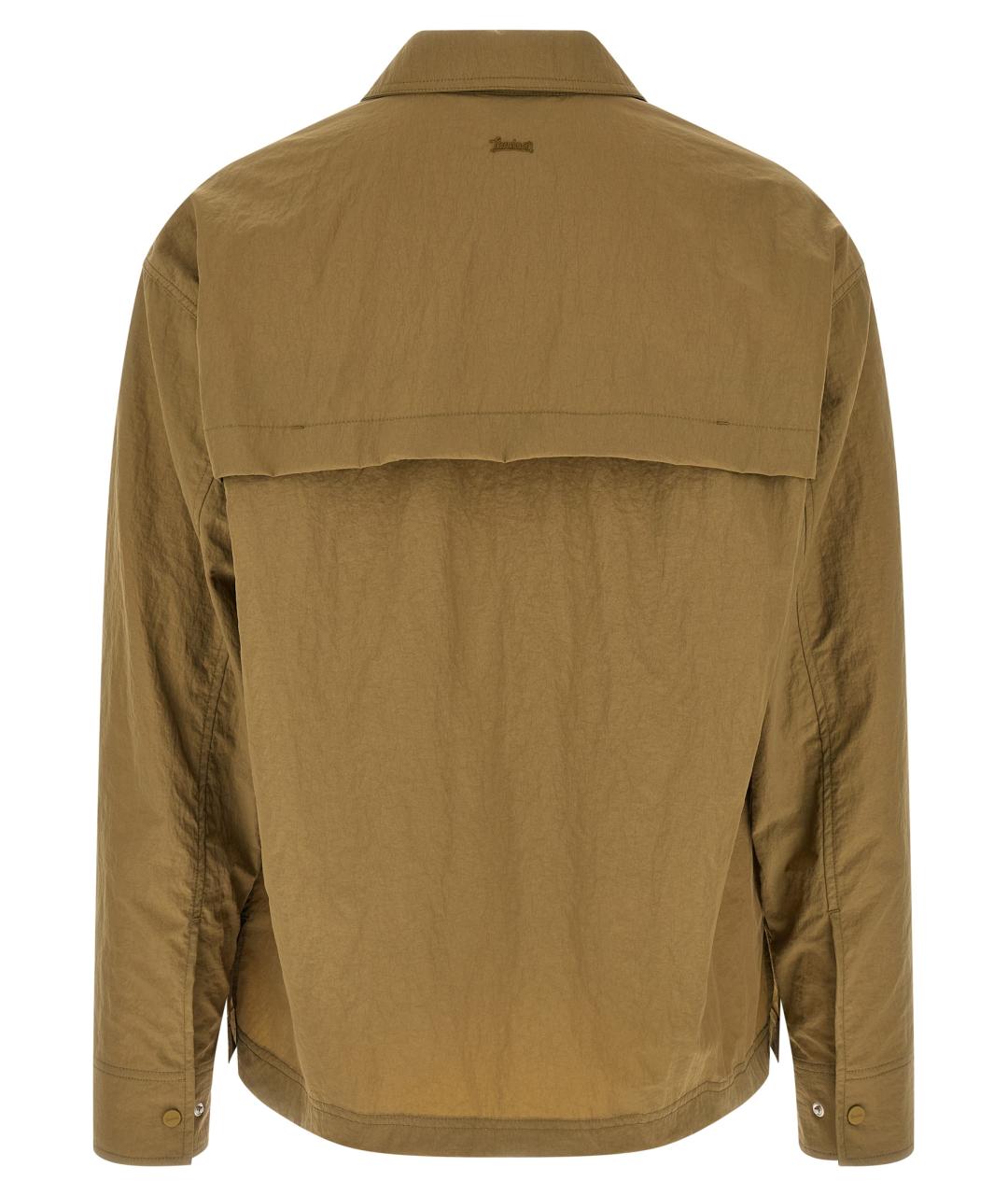 LAMINAR Зеленая полиамидовая куртка, фото 2