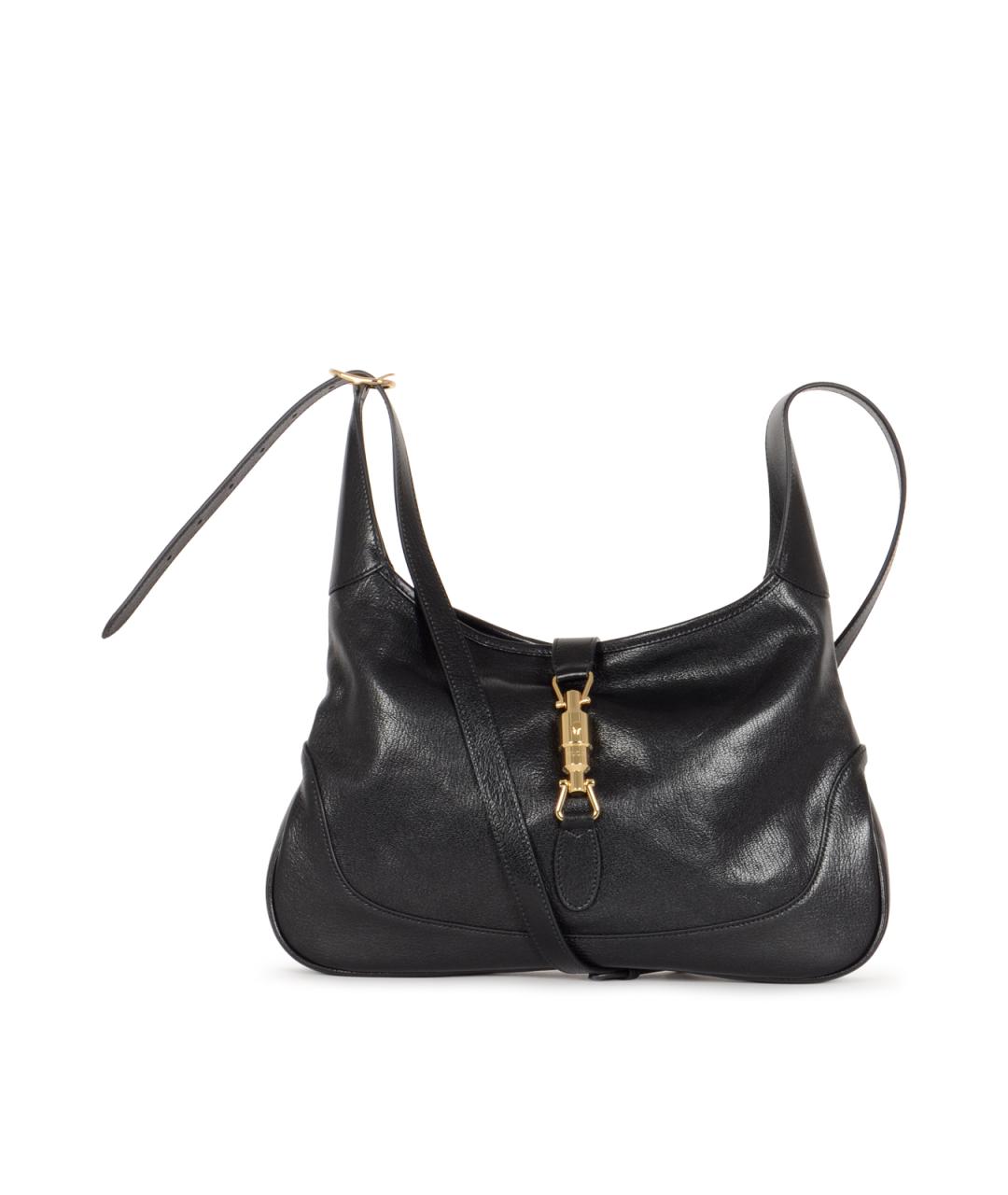 GUCCI Черная кожаная сумка через плечо, фото 2