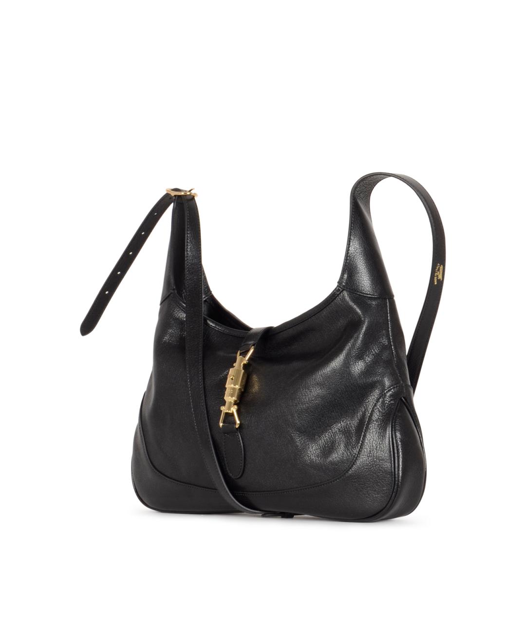 GUCCI Черная кожаная сумка через плечо, фото 3