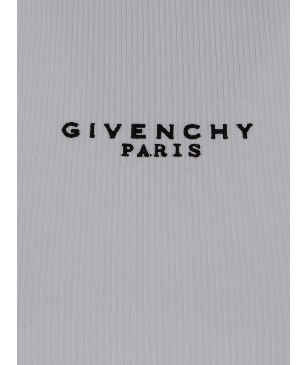 GIVENCHY Белая хлопковая майка, фото 3