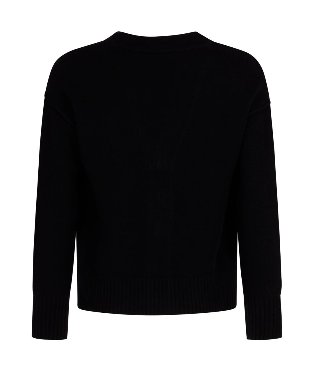 Ami Paris Черный шерстяной кардиган, фото 2